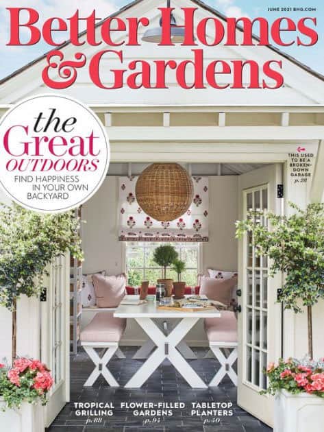 Better Home and Gardens cover